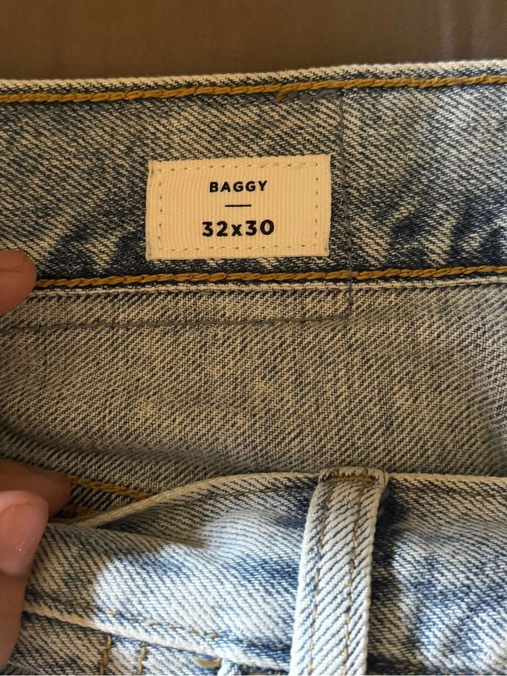PacSun Men's Baggy Light Wash Jeans - Relaxed Fit
